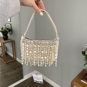 ASOS Ivory Beaded shoulder bag